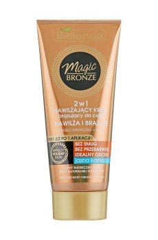Уценка! Бронзирующий крем для тела Bielenda Magic Bronze 2 в 1 для светлой кожи, 200 мл