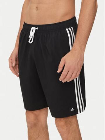 adidas Шорти для плавання 3-Stripes CLX HT4358 Чорний Regular Fit adidas Шорти для плавання 3-Stripes CLX HT4358 Чорний Regular Fit