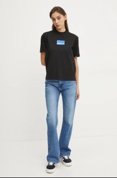 Хлопковая футболка Karl Lagerfeld Jeans
