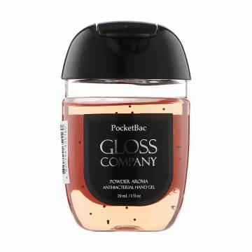 Антисептик для рук Gloss Antibacterisl Hand Gel, Powder Aroma, 29 мл Антисептик для рук Gloss Antibacterisl Hand Gel, Powder Aroma, 29 мл