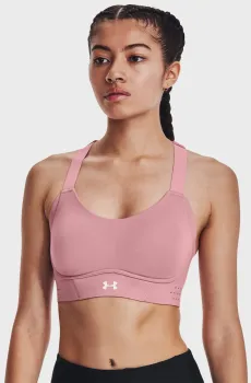 Женский розовый топ UA Uplift High Розовый 36D Under Armour 1376866-697