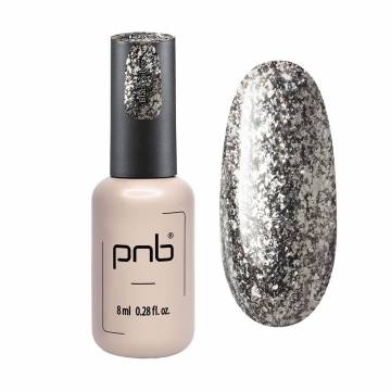 Гель-лак для ногтей PNB Gel Polish UV/LED 183 Star Way, Black Silver, 8 мл Гель-лак для ногтей PNB Gel Polish UV/LED 183 Star Way, Black Silver, 8 мл