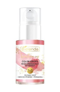 Тонирующие капли 3 в 1 для макияжа Bielenda Boost Me Up Color Drops Blush, Lipstick, 15 мл