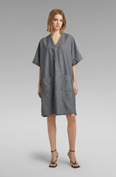 Женское серое платье Comfy Серый S G-Star RAW D22873,D123