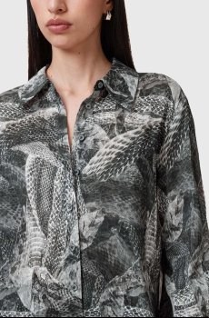 Рубашка с примесью шёлка AllSaints LEYLA