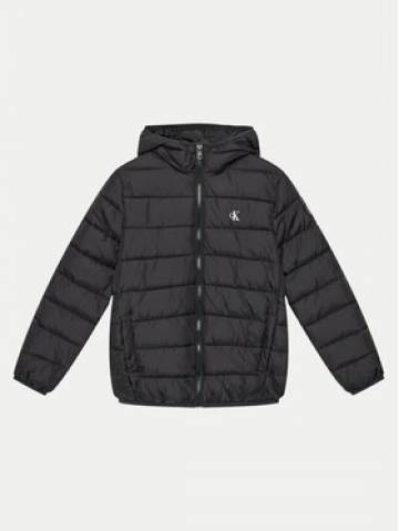 Calvin Klein Jeans Пуховик Inst Logo IB0IB02174 Чорний Regular Fit Calvin Klein Jeans Пуховик Inst Logo IB0IB02174 Чорний Regular Fit
