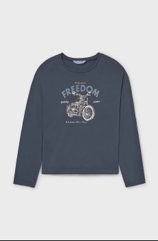 Хлопковый детский лонгслив Mayoral