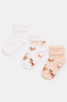Шкарпетки з мотивом собак 3 pack - різнобарвний