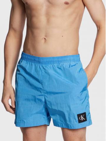 Calvin Klein Swimwear Шорти для плавання KM0KM00819 Голубий Regular Fit Calvin Klein Swimwear Шорти для плавання KM0KM00819 Голубий Regular Fit