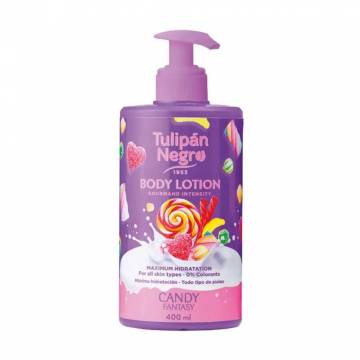 Лосьон для тела Tulipan Negro Body Lotion Сладкие фантазии, 400 мл (с дозатором) Лосьон для тела Tulipan Negro Body Lotion Сладкие фантазии, 400 мл (с дозатором)
