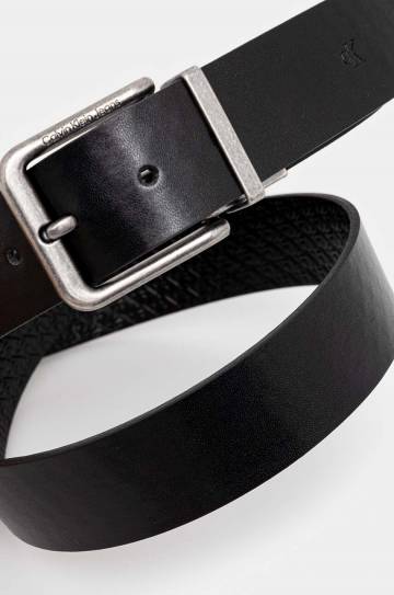 Двусторонний ремень Calvin Klein Jeans мужской цвет чёрный K50K512083 Двусторонний ремень Calvin Klein Jeans мужской цвет чёрный K50K512083