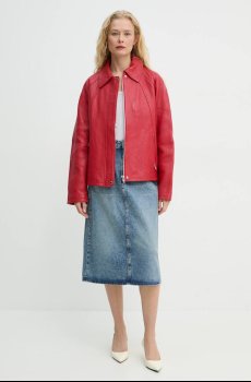 Кожаная куртка Samsoe Samsoe SANOK