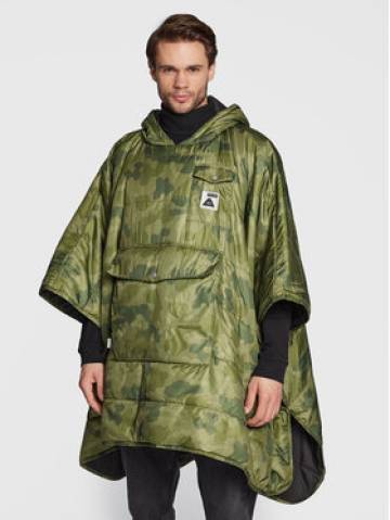 Poler Пончо 221ACU5601 Зелений Relaxed Fit Poler Пончо 221ACU5601 Зелений Relaxed Fit