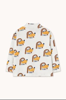 Детский лонгслив Tinycottons DOGS RIB MOCKNECK