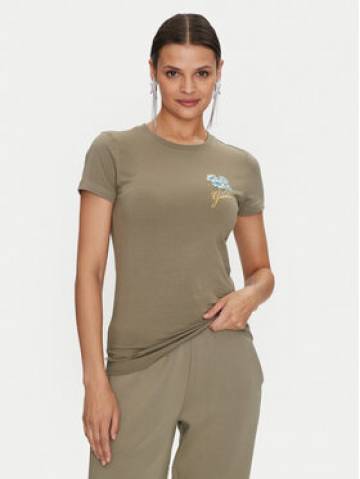 Guess Футболка Flowers W4YI30 J1314 Зелений Slim Fit Guess Футболка Flowers W4YI30 J1314 Зелений Slim Fit