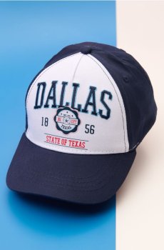 Кепка з вишитим написом - білий