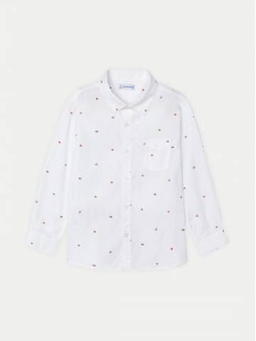 Mayoral Сорочка 4110 Білий Regular Fit Mayoral Сорочка 4110 Білий Regular Fit