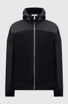 Черная куртка с вышивкой логотипа