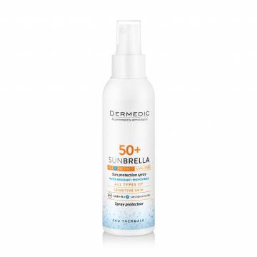 Солнцезащитное молочко-спрей для тела Dermedic Sunbrella Sun Protection Spray, SPF 50+, 150 мл Солнцезащитное молочко-спрей для тела Dermedic Sunbrella Sun Protection Spray, SPF 50+, 150 мл