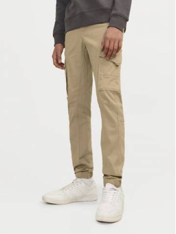 Jack&Jones Junior Штани з тканини Paul 12193900 Бежевий Slim Fit Jack&Jones Junior Штани з тканини Paul 12193900 Бежевий Slim Fit