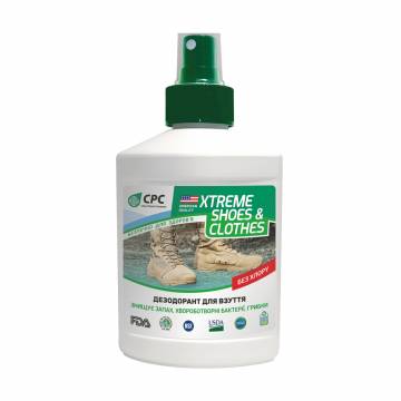 Дезодорант для обуви CPC Xtreme Shoes & Clothes без хлора, 250 мл Дезодорант для обуви CPC Xtreme Shoes & Clothes без хлора, 250 мл
