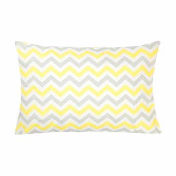 Наволочка бязевая Home Line Зигзаг, серо-желтая, 50*70 см (165225) Наволочка бязевая Home Line Зигзаг, серо-желтая, 50*70 см (165225)