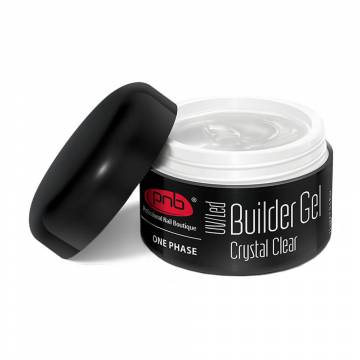 Однофазный моделирующий гель для ногтей PNB UV/LED One Phase Builder Gel Сrystal Clear прозрачный, 50 мл Однофазный моделирующий гель для ногтей PNB UV/LED One Phase Builder Gel Сrystal Clear прозрачный, 50 мл