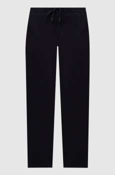 Синие брюки из шерсти