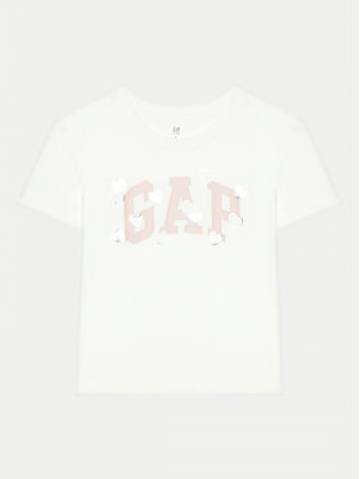 Gap Футболка 628713-01 Білий Relaxed Fit Gap Футболка 628713-01 Білий Relaxed Fit
