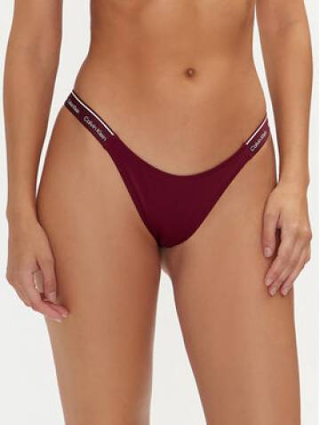 Calvin Klein Swimwear Низ від купальника KW0KW02732 Бордовий Calvin Klein Swimwear Низ від купальника KW0KW02732 Бордовий