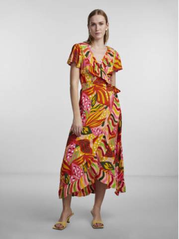 YAS Сукня 26030429 Оранжевий Regular Fit YAS Сукня 26030429 Оранжевий Regular Fit
