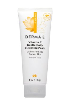 Нежная ежедневная очищающая паста для лица Derma E Vitamin C Gentle Daily Cleansing Paste, 113 г