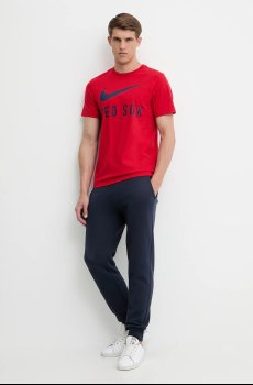 Хлопковая футболка Nike Boston Red Sox