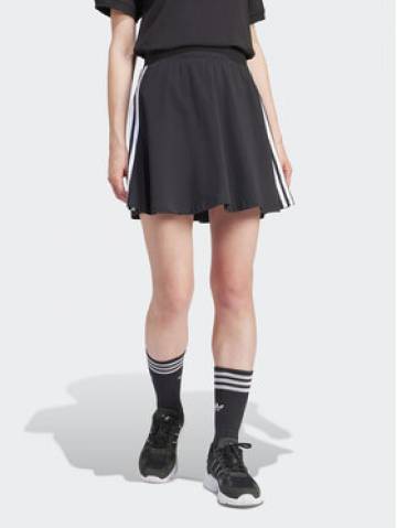 adidas Спідниця трапеція 3-Stripes IU2526 Чорний Loose Fit adidas Спідниця трапеція 3-Stripes IU2526 Чорний Loose Fit