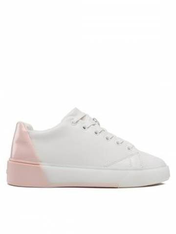 Calvin Klein Снікерcи Heel Counter Cupsole Lace Up HW0HW01378 Білий Calvin Klein Снікерcи Heel Counter Cupsole Lace Up HW0HW01378 Білий