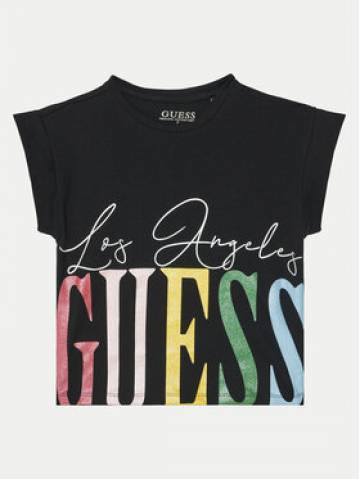 Guess Футболка J5RI00 K6YW4 Чорний Boxy Fit Guess Футболка J5RI00 K6YW4 Чорний Boxy Fit