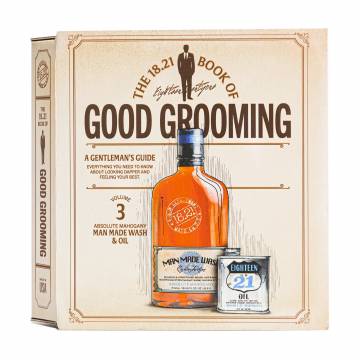 Подарочный мужской набор 18.21 Man Made Book Of Good Grooming Gift Set, Absolute Mahogany (гель, 532 мл + масло, 60 мл) Подарочный мужской набор 18.21 Man Made Book Of Good Grooming Gift Set, Absolute Mahogany (гель, 532 мл + масло, 60 мл)