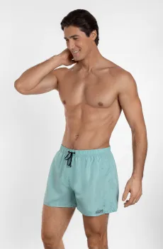 Мужские голубые плавательные шорты Голубой 3XL MARC&ANDRE MS24-02