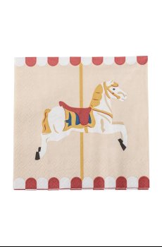 Набор бумажных салфеток Bloomingville Merry-go-round 33 x 33 cm 20 шт.