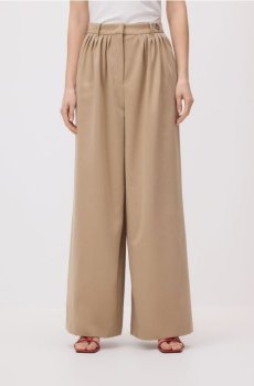 Reserved - Штани wide leg - бежевий - 643KK-80X