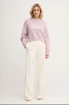 Хлопковый свитер BOSS Orange C_Finevra