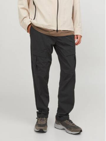 Jack&Jones Штани з тканини Velo 12248997 Чорний Relaxed Fit Jack&Jones Штани з тканини Velo 12248997 Чорний Relaxed Fit