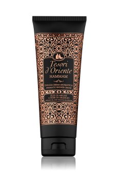 Парфюмированный крем-гель для душа Tesori dOriente Aromatic Shower Cream Hammam, масло арганы и апельсиновый цвет, 250 мл
