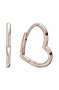 Сережки-хупи "Асиметричні серця"