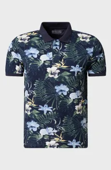 Мужское поло с узором Разноцветный L Pierre Cardin PC.-C5 20974.2075