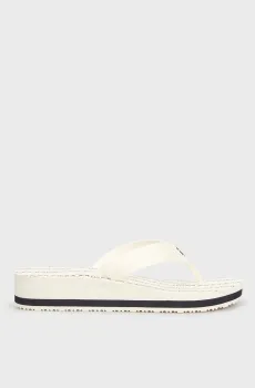 Женские белые вьетнамки IM TH CHAINPRINT MIDWEDGE SANDAL Белый 37 Tommy Hilfiger FW0FW08527