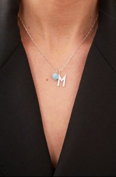 Серебряный кулон Design Letters