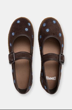 Замшевые балетки Camper Peu Terreno