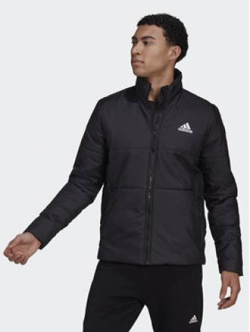adidas Пуховик Bsc 3-Stripes HG8758 Чорний Regular Fit adidas Пуховик Bsc 3-Stripes HG8758 Чорний Regular Fit
