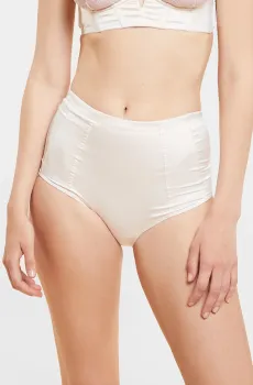 Женские пудровые трусики BABYDOLL Розовый S Etam 6528389